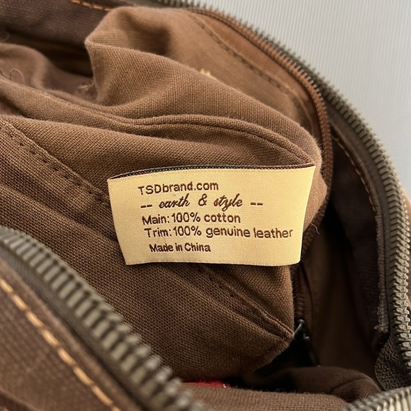 TSD Brand Canvas Crossbody Bag - Picture 10 of 16
